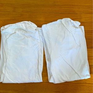 2 White shirts